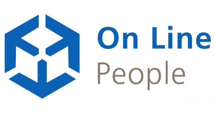 On Line People Logo shown on a white background